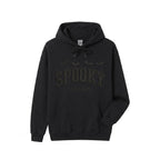 Black Spooky Season embroidered Halloween hoodie