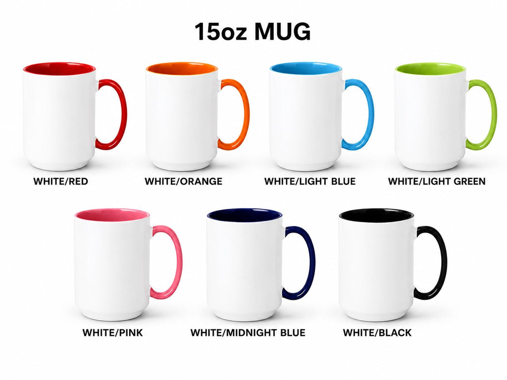 15oz mug handle and inside color options